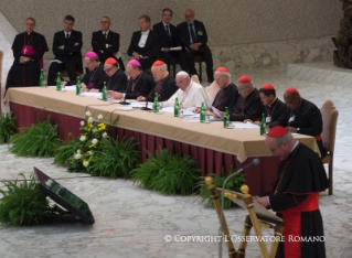 Discurso del Papa en la conmemoración del 50 aniversario del sínodo de los obispos Discurso del Papa en la conmemoración del 50 aniversario del sínodo de los obispos